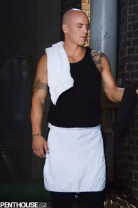 Dillion Harper gets a full workout when her running partner Derrick Pierce takes it to the next level.